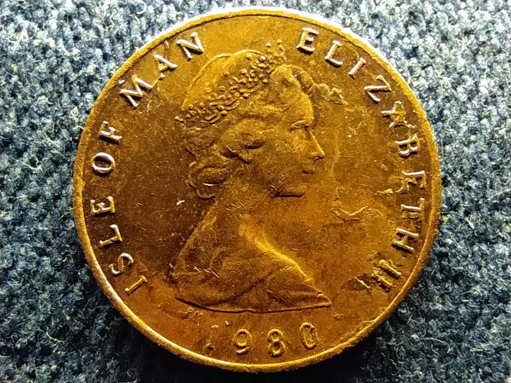 Man-sziget II. Erzs&eacute;bet 1/2 penny