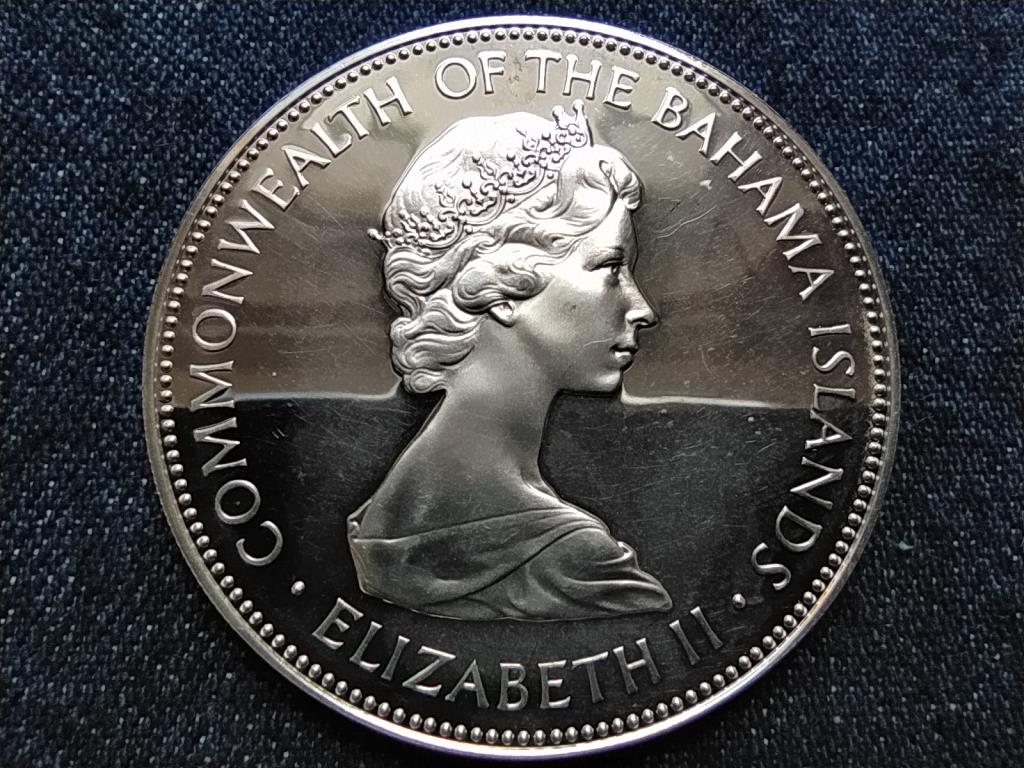 Bahama-szigetek II. Erzs&eacute;bet (1952-2022) .925 ez&uuml;st 5 Doll&aacute;r