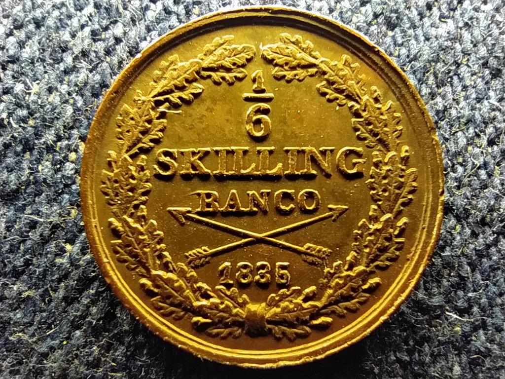 Sv&eacute;dorsz&aacute;g XIV. K&aacute;roly J&aacute;nos (1818-1844) 1/6 Skilling banco