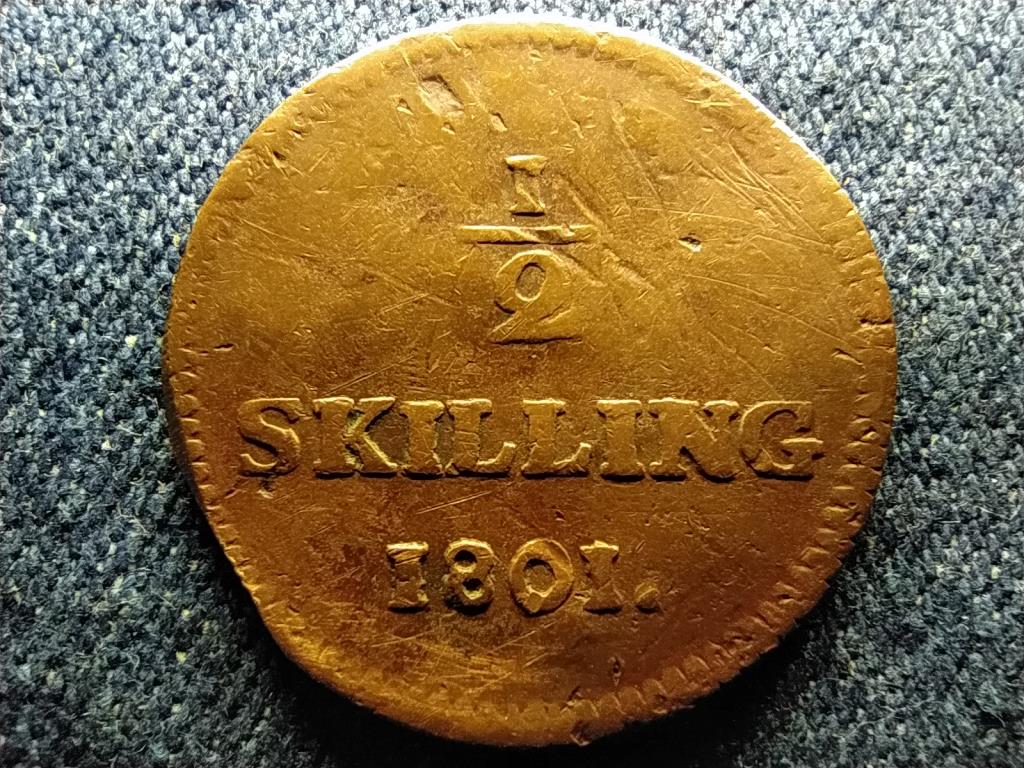 Sv&eacute;dorsz&aacute;g IV. Guszt&aacute;v Adolf (1792-1809) 1/2 Skilling