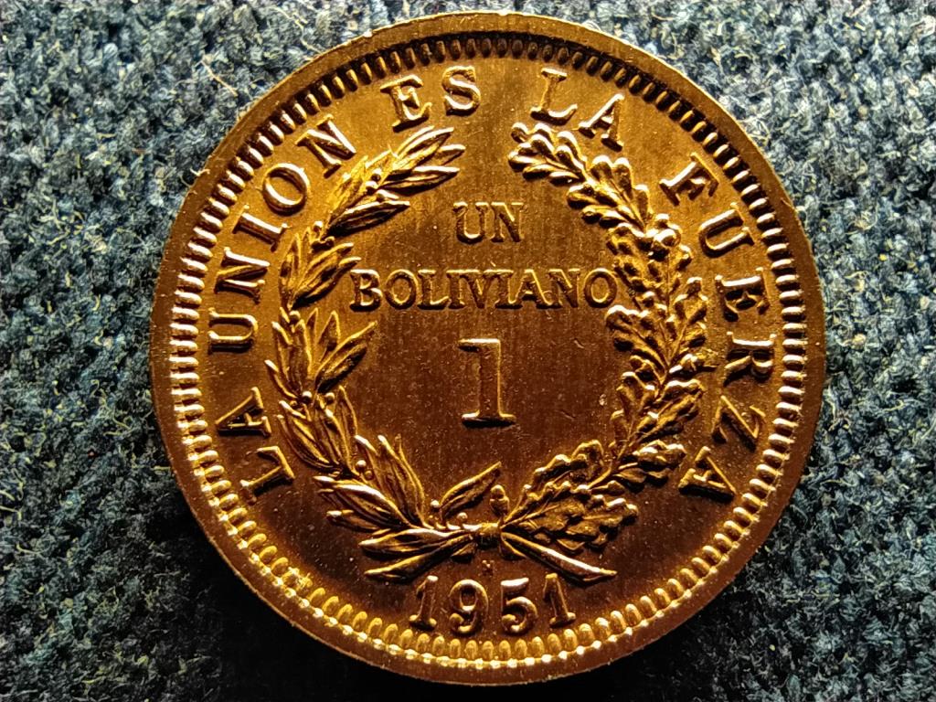 Bol&iacute;via K&ouml;zt&aacute;rsas&aacute;g (1825-2009) 1 Bolivianos
