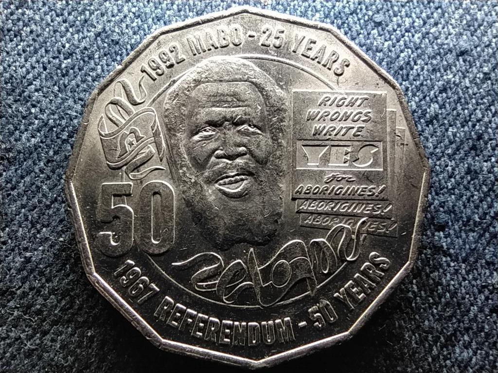 Ausztr&aacute;lia Eddie Mabo &eacute;s a n&eacute;pszavaz&aacute;s 50 Cent