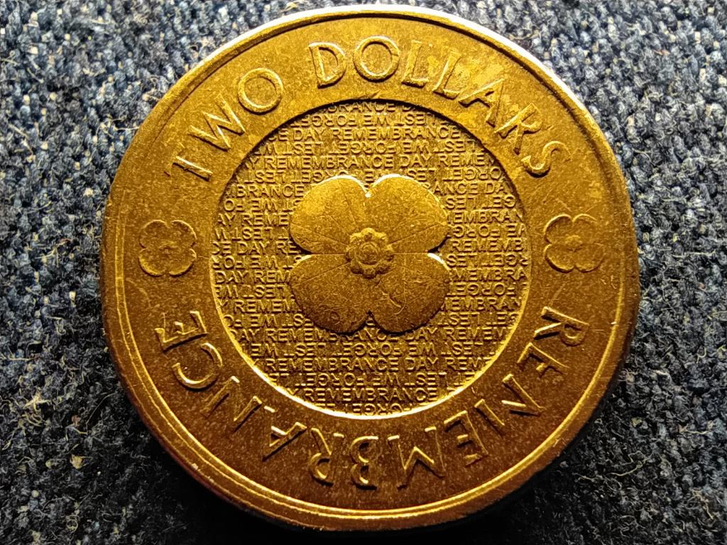 Ausztr&aacute;lia Az eml&eacute;kez&eacute;s napja 2 Doll&aacute;r
