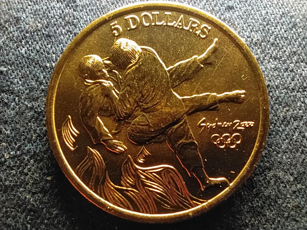 Ausztr&aacute;lia XXVII. Ny&aacute;ri Olimpia 2000 Sydney Cselg&aacute;ncs 5 Doll&aacute;r 