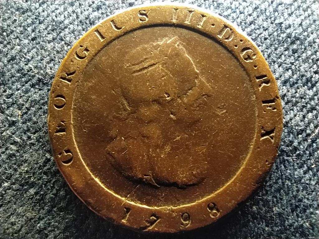 Man-sziget III. Gy&ouml;rgy (1760-1820) 1/2 penny