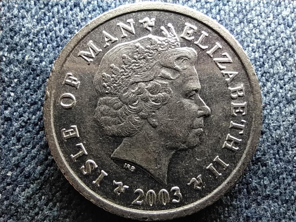 Man-sziget II. Erzs&eacute;bet 10 penny