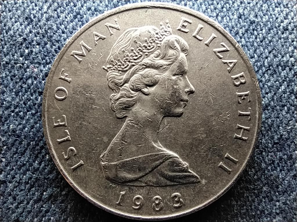 Man-sziget II. Erzs&eacute;bet 10 penny