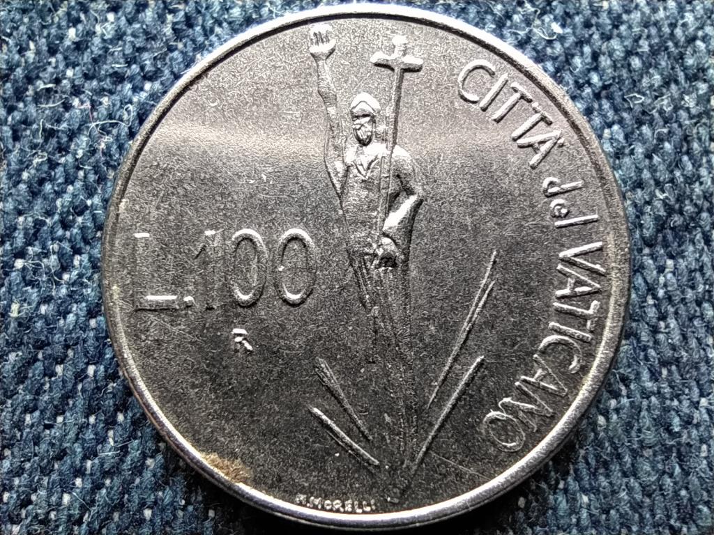 Vatik&aacute;n II. J&aacute;nos P&aacute;l 100 l&iacute;ra