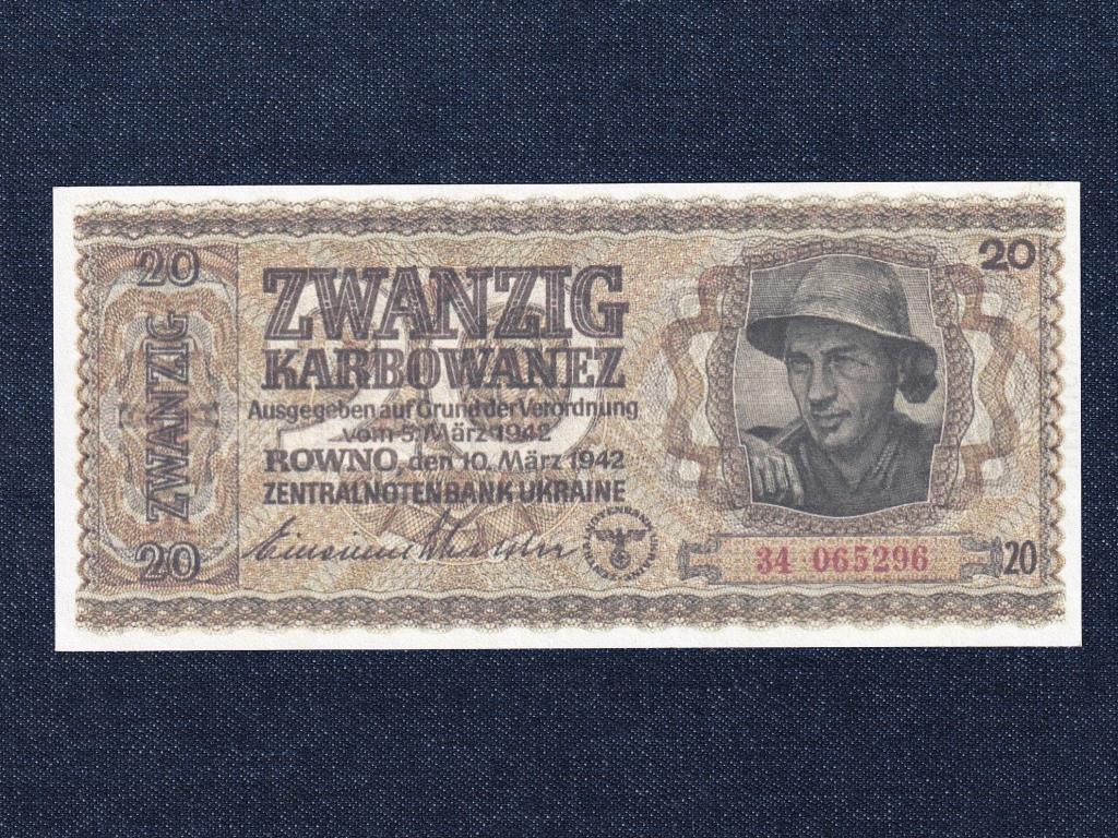 Ukrajna 20 Karbovanec bankjegy