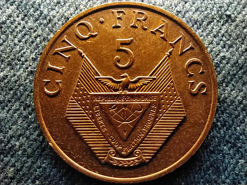 Ruanda K&ouml;zt&aacute;rsas&aacute;g (1964- ) 5 frank