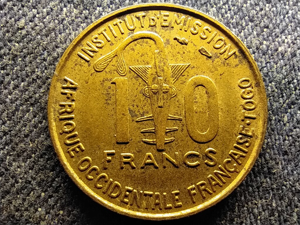 Nyugat-Afrikai &Aacute;llamok Francia Uni&oacute; (1946-1958) 10 Frank