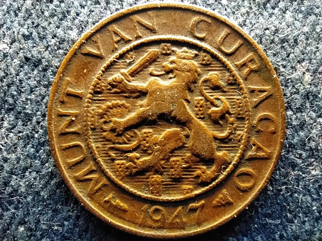 Holland Antill&aacute;k Curacao I. Vilma (1890-1948) 1 cent