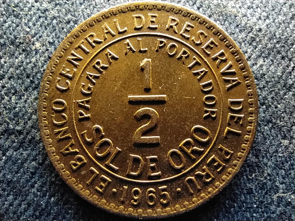 Peru K&ouml;zt&aacute;rsas&aacute;g (1822-napjainkig) 1/2 sol