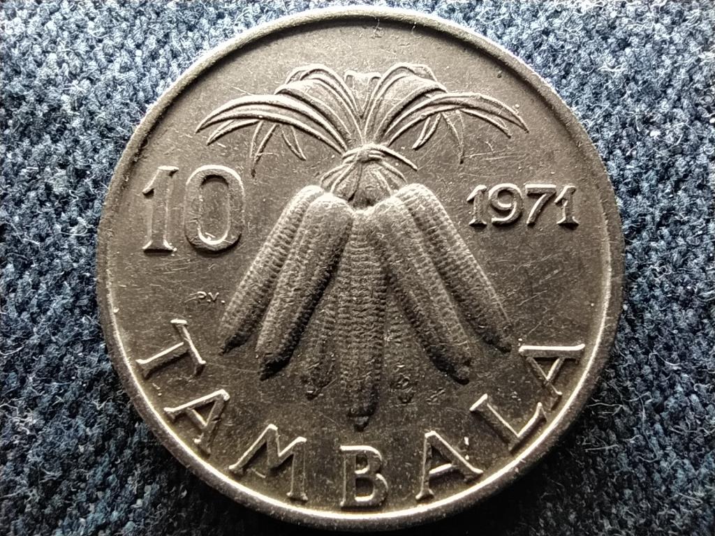 Malawi K&ouml;zt&aacute;rsas&aacute;g (1966- ) 10 tambala