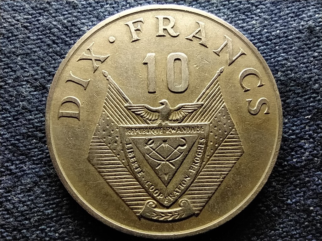 Ruanda K&ouml;zt&aacute;rsas&aacute;g (1964- ) 10 frank