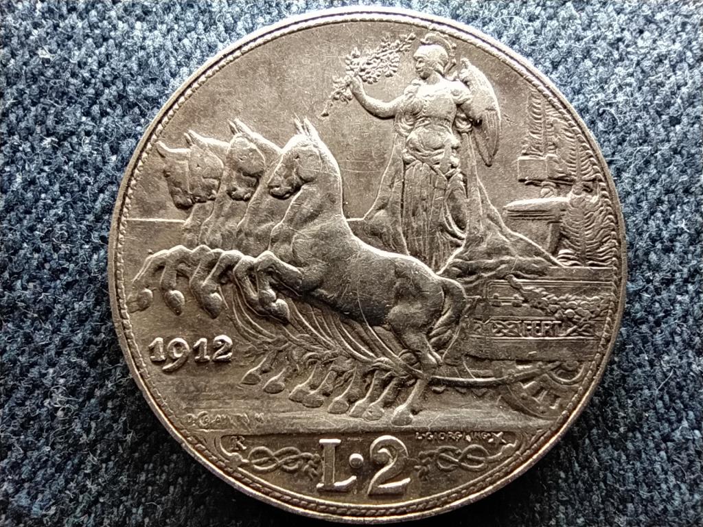 Olaszorsz&aacute;g III. Viktor Em&aacute;nuel (1900-1946) .835 ez&uuml;st 2 L&iacute;ra