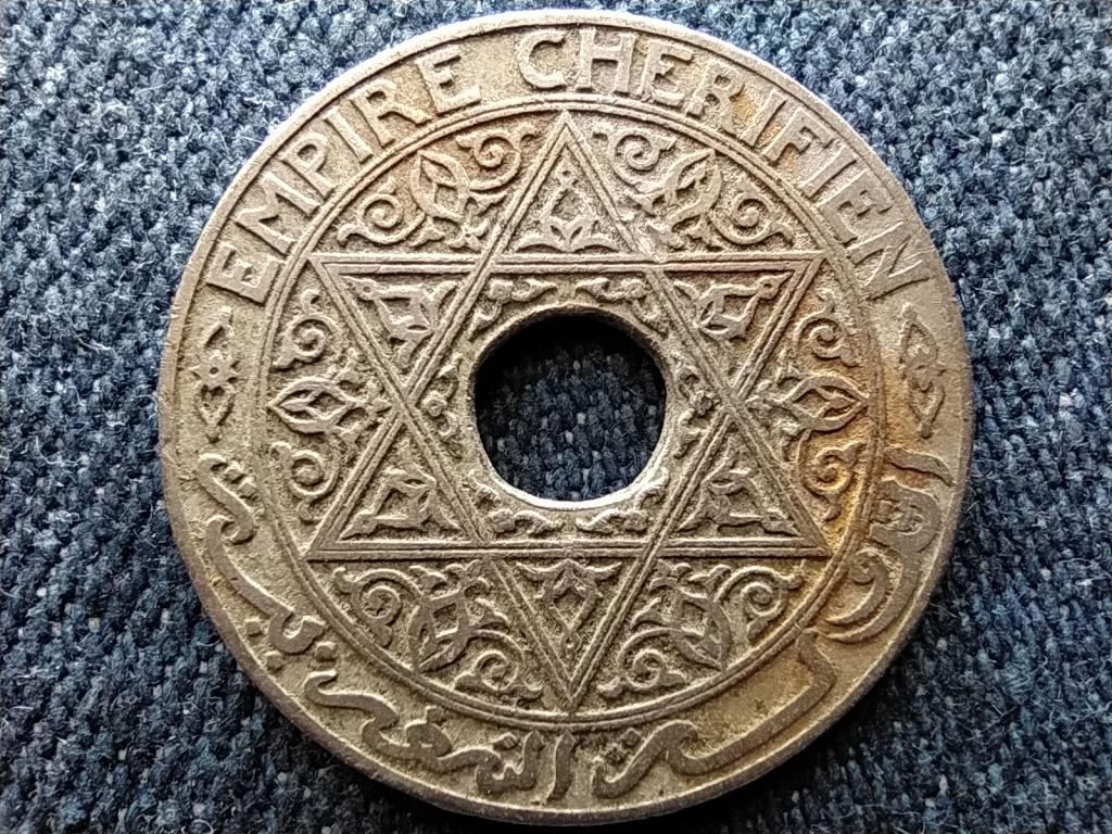 Marokk&oacute; Mulay Yusuf (1912-1927) 25 centime