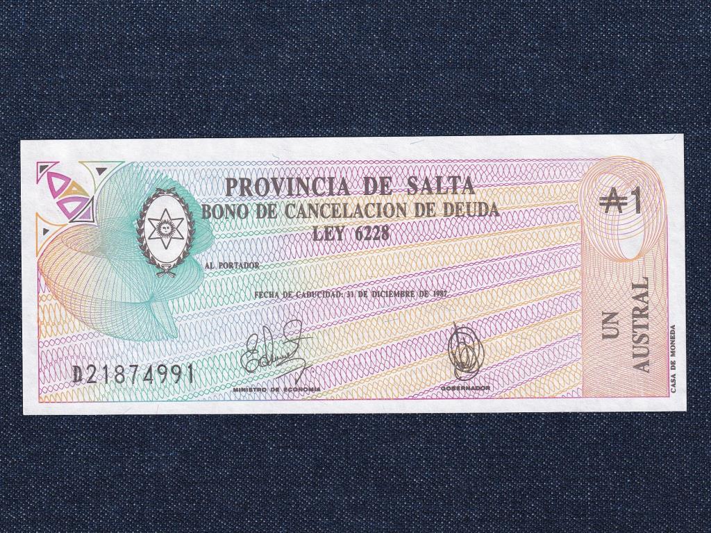 Argent&iacute;na Salta tartom&aacute;ny 1 Austral sz&uuml;ks&eacute;gp&eacute;nz