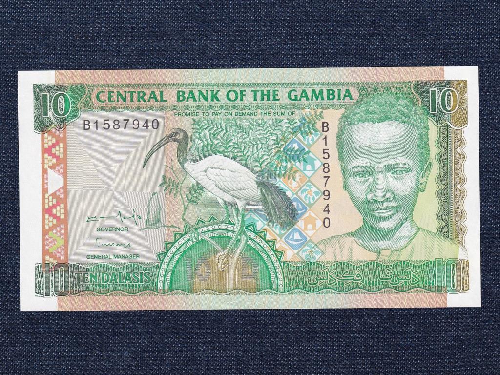 Gambia K&ouml;zt&aacute;rsas&aacute;g (1970-) 10 Dalasi bankjegy