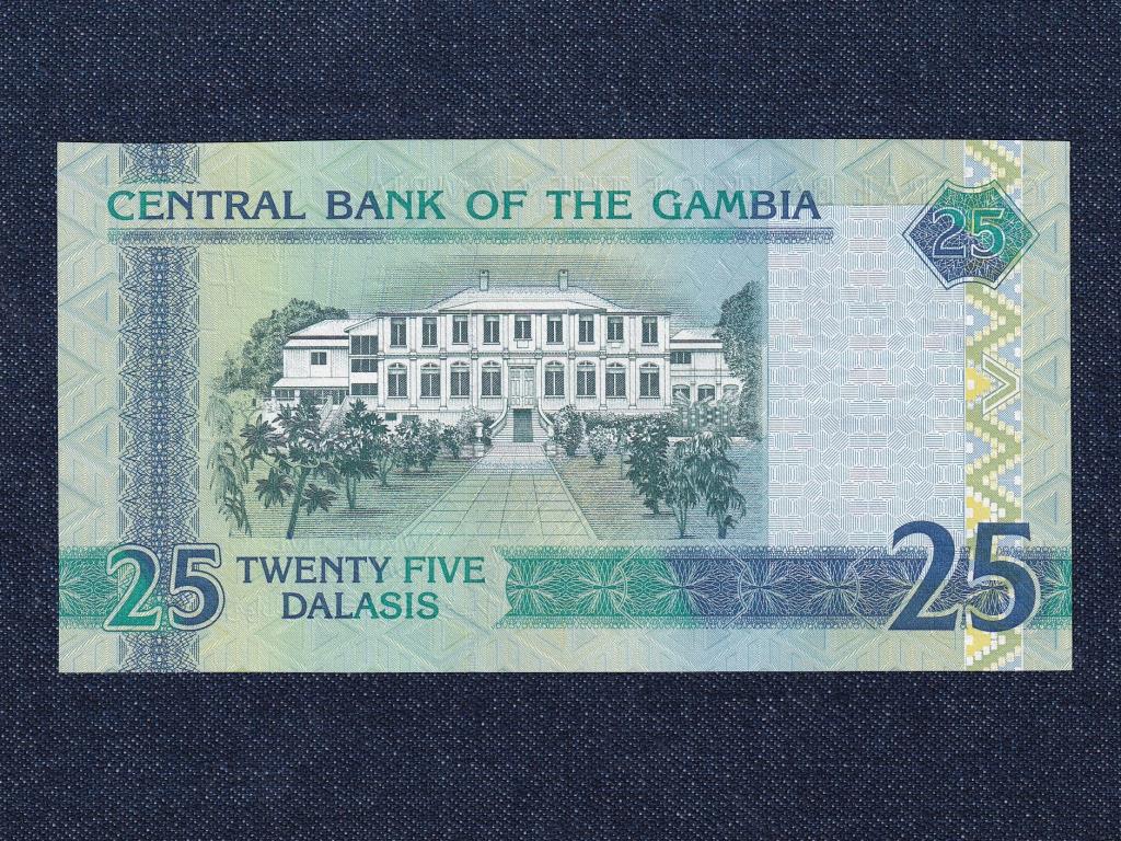 Gambia K&ouml;zt&aacute;rsas&aacute;g (1970-) 25 Dalasi bankjegy