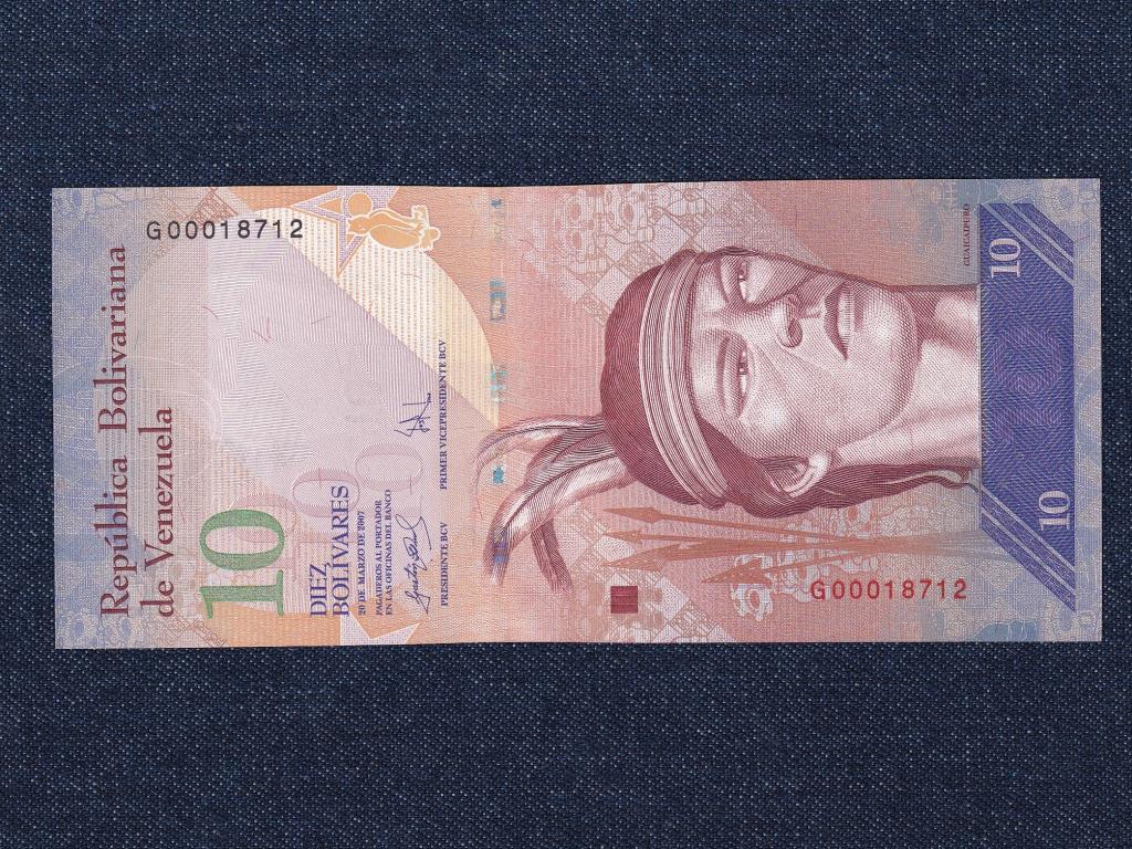 Venezuela 10 bol&iacute;var bankjegy