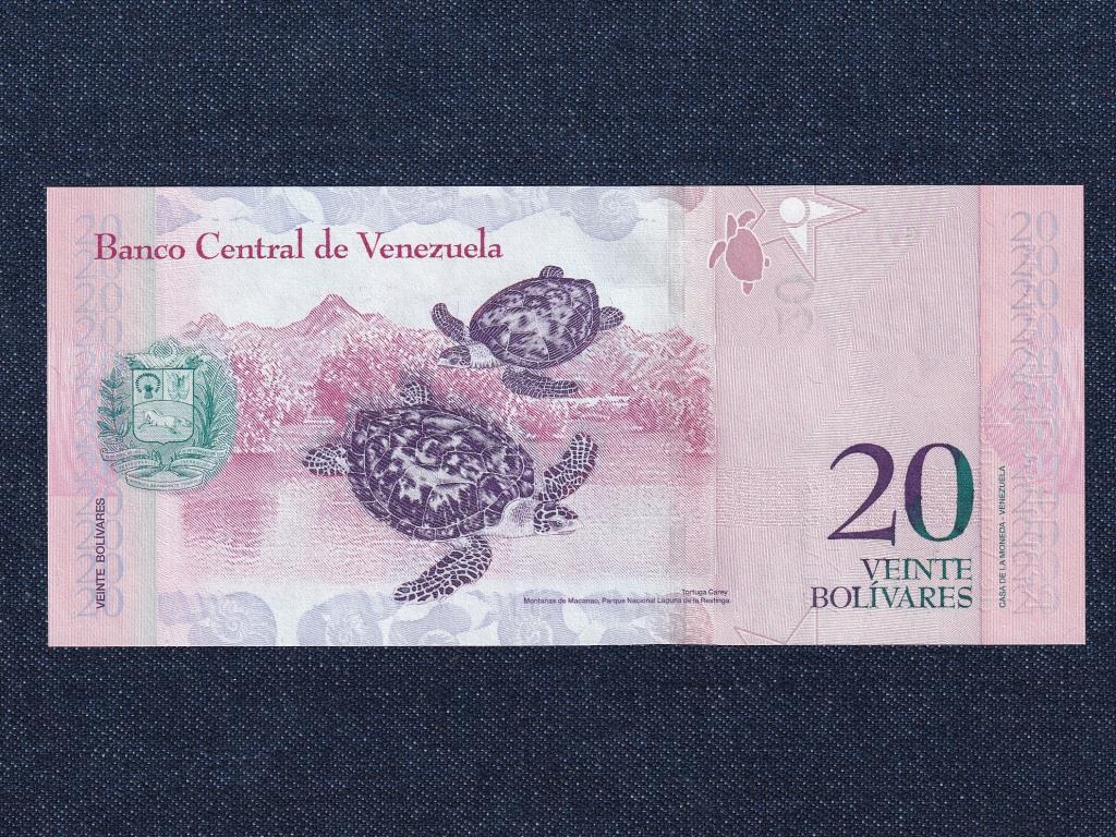 Venezuela 20 bol&iacute;var bankjegy