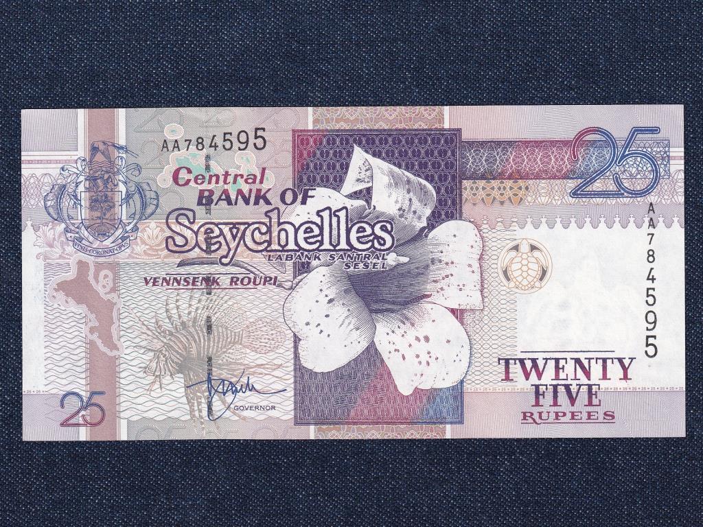Seychelle-szigetek 25 r&uacute;pia bankjegy