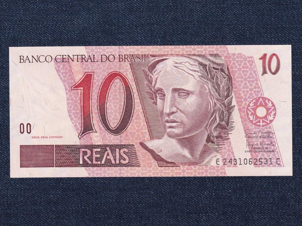 Braz&iacute;lia Brazil Sz&ouml;vets&eacute;gi K&ouml;zt&aacute;rsas&aacute;g (1967-0) 10 Real bankjegy