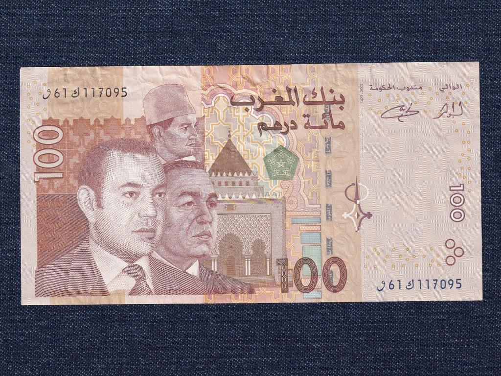 Marokk&oacute; 100 Dirham bankjegy