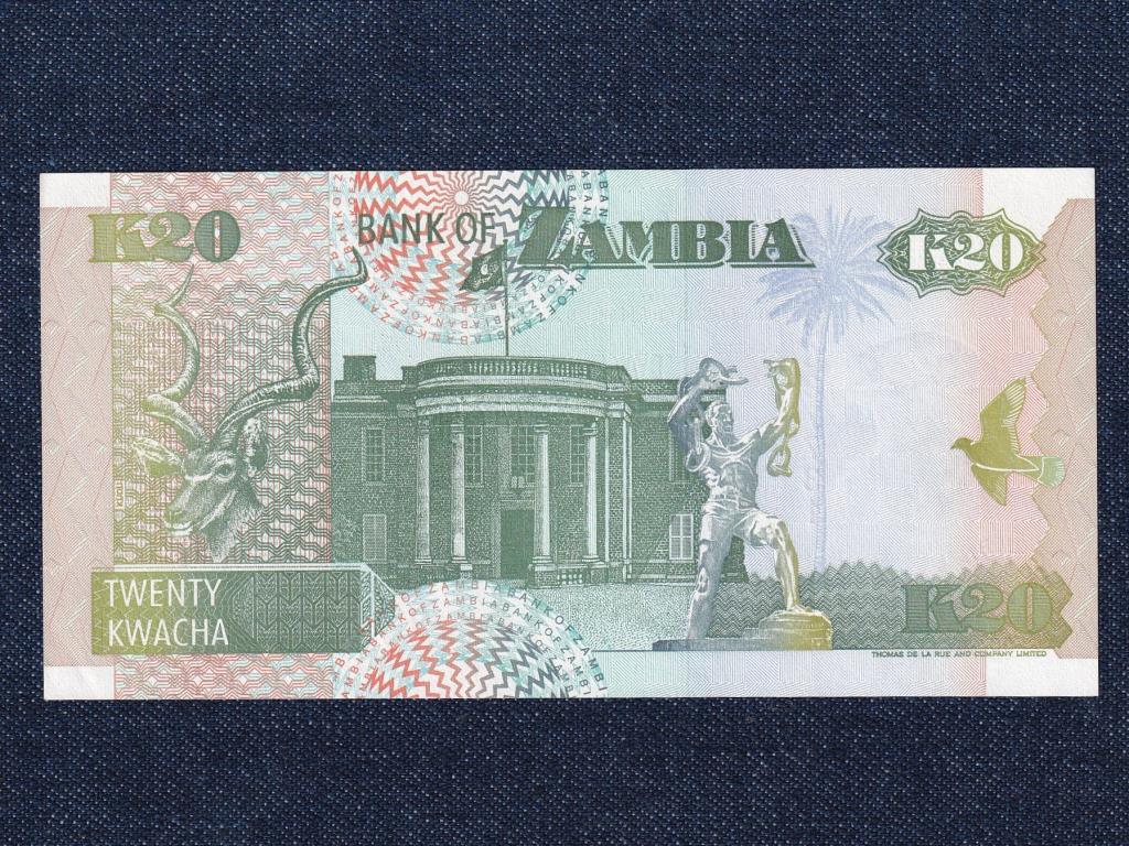 Zambia 20 Kwacha bankjegy