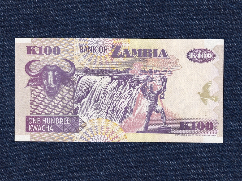 Zambia 100 Kwacha bankjegy