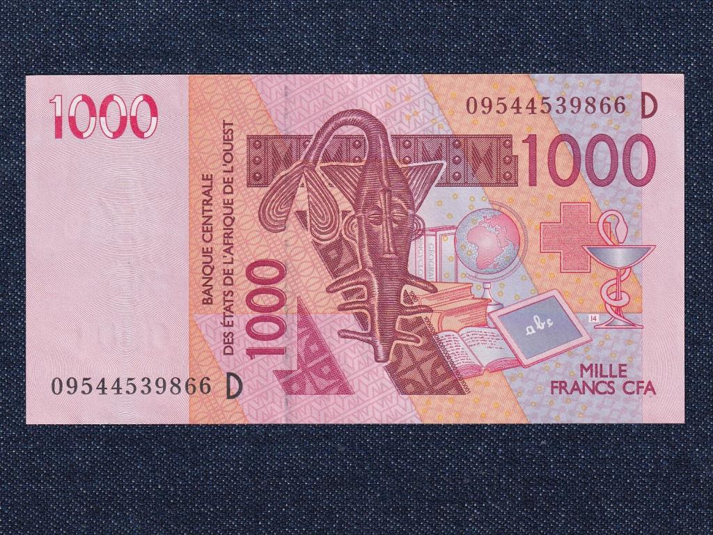 Nyugat-Afrikai &Aacute;llamok 1000 Frank bankjegy