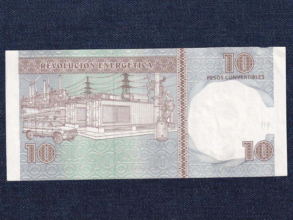 Kuba 10 Pez&oacute; bankjegy