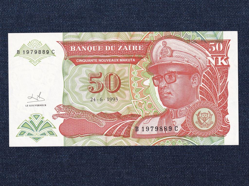 Kong&oacute; (Zaire) 50 zaire bankjegy