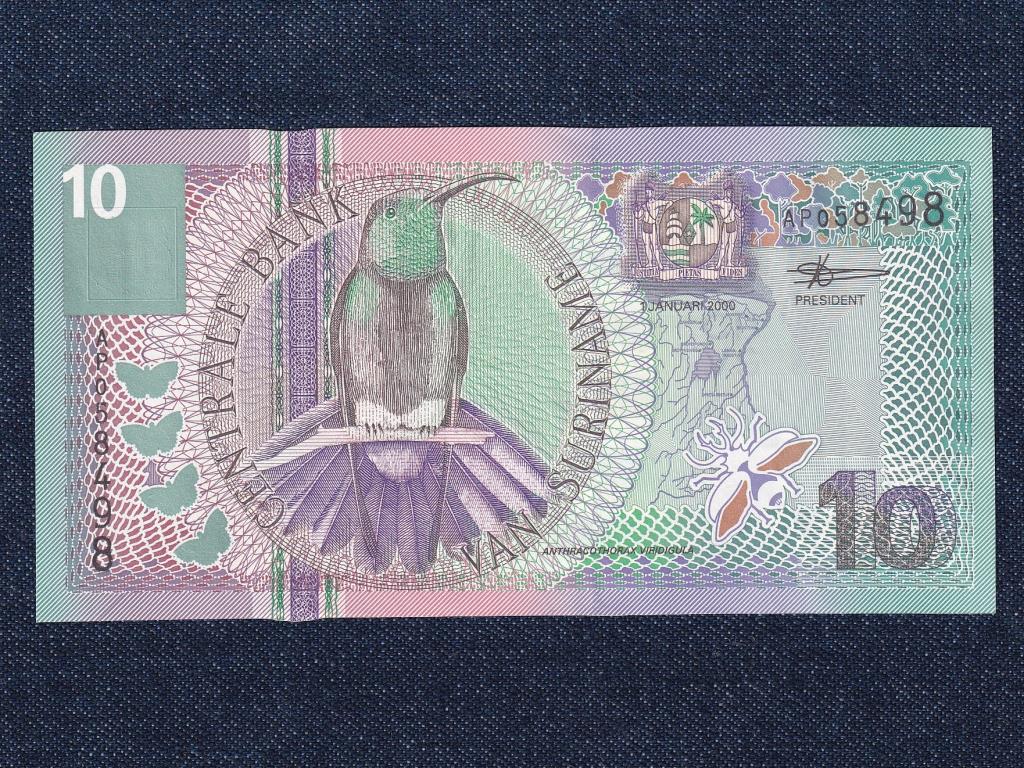 Suriname 10 gulden bankjegy