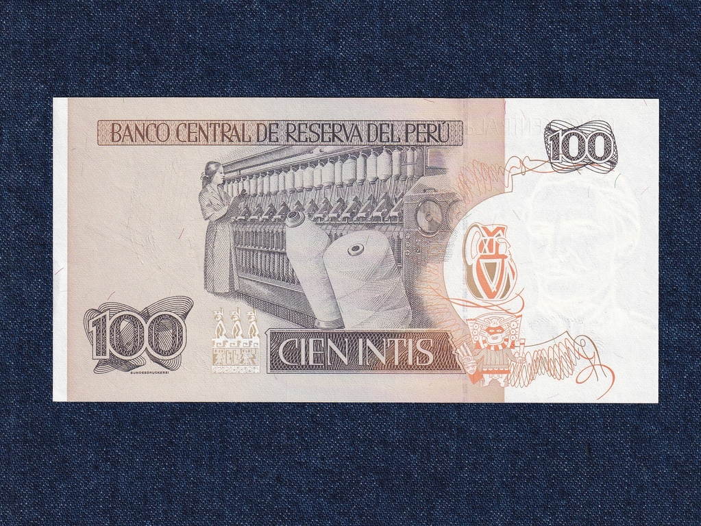 Peru 100 inti bankjegy
