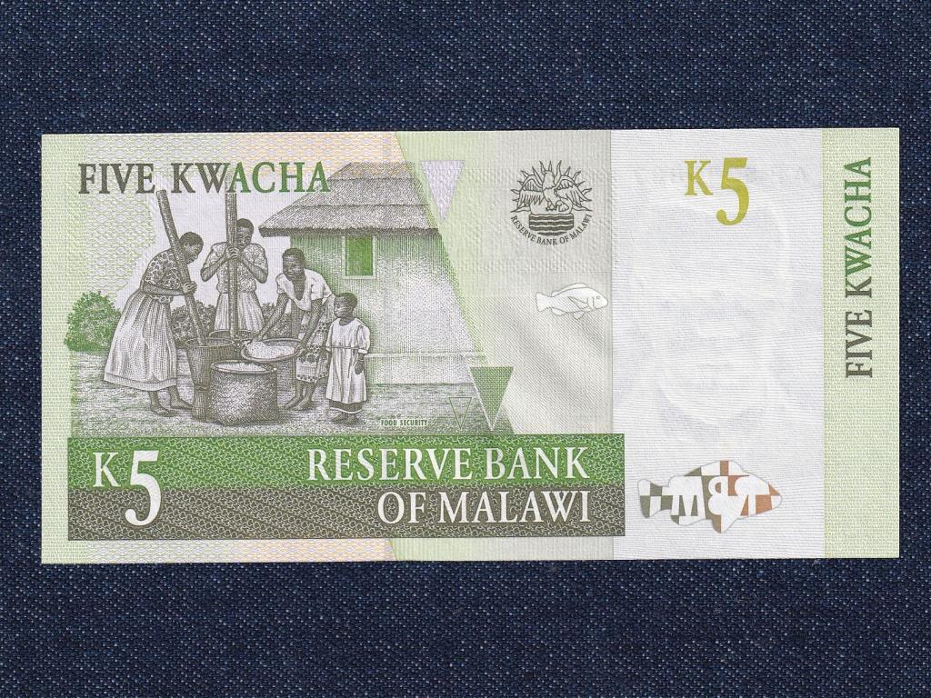 Malawi 5 kwacha bankjegy