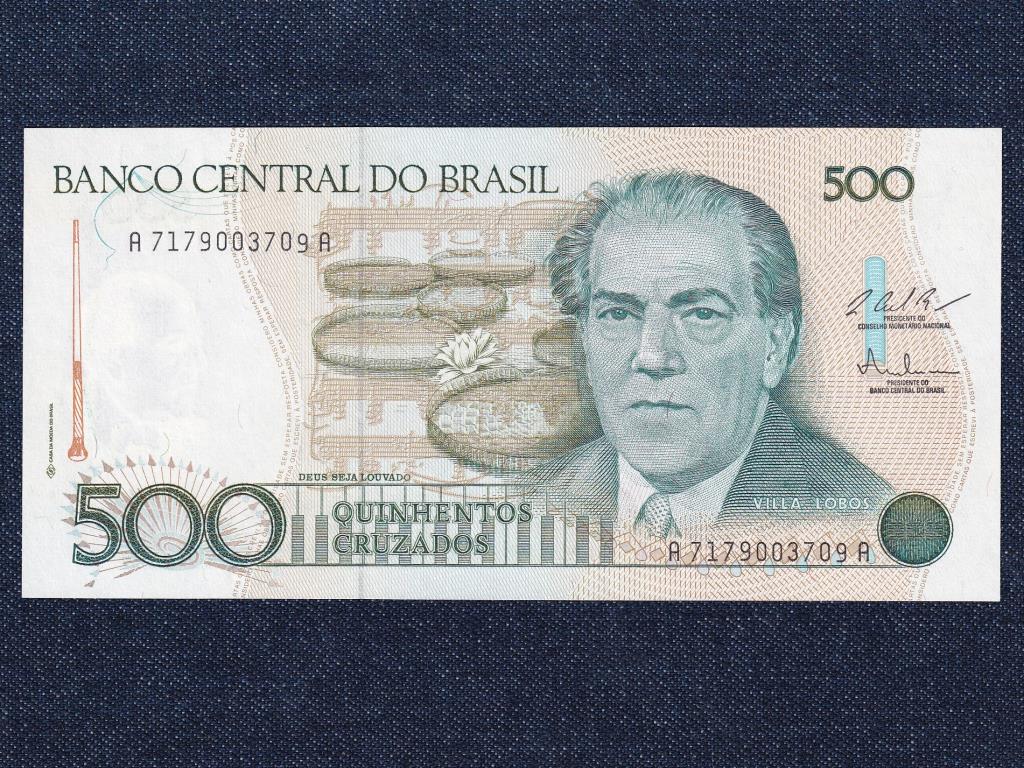 Braz&iacute;lia Brazil Sz&ouml;vets&eacute;gi K&ouml;zt&aacute;rsas&aacute;g (1967-0) 500 Cruzado bankjegy