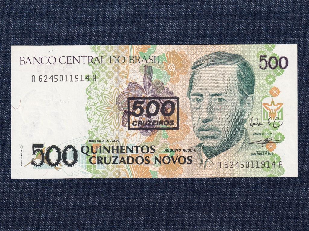 Braz&iacute;lia Brazil Sz&ouml;vets&eacute;gi K&ouml;zt&aacute;rsas&aacute;g (1967-0) 500 Cruzado bankjegy