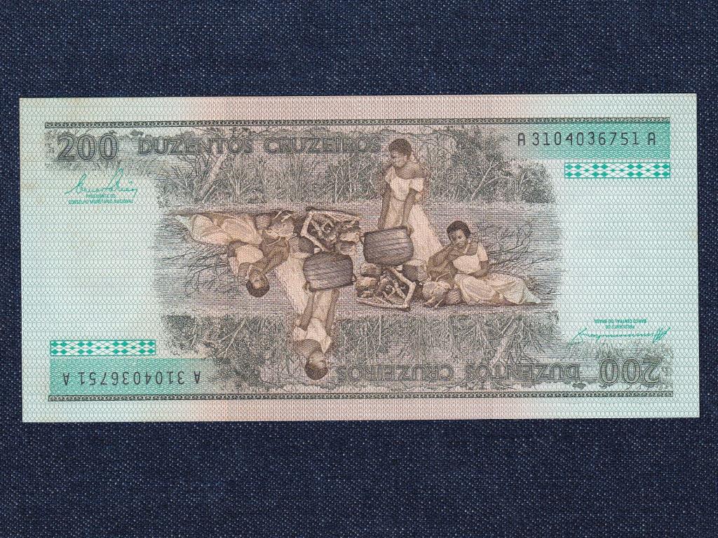 Braz&iacute;lia Brazil Sz&ouml;vets&eacute;gi K&ouml;zt&aacute;rsas&aacute;g (1967-0) 200 Cruzeiro bankjegy