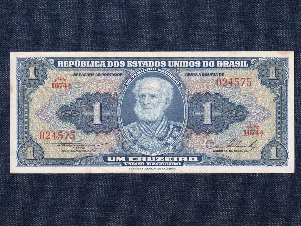 Braz&iacute;liai Egyes&uuml;lt &Aacute;llamok K&ouml;zt&aacute;rsas&aacute;g (1889-1967) 1 Cruzeiro bankjegy