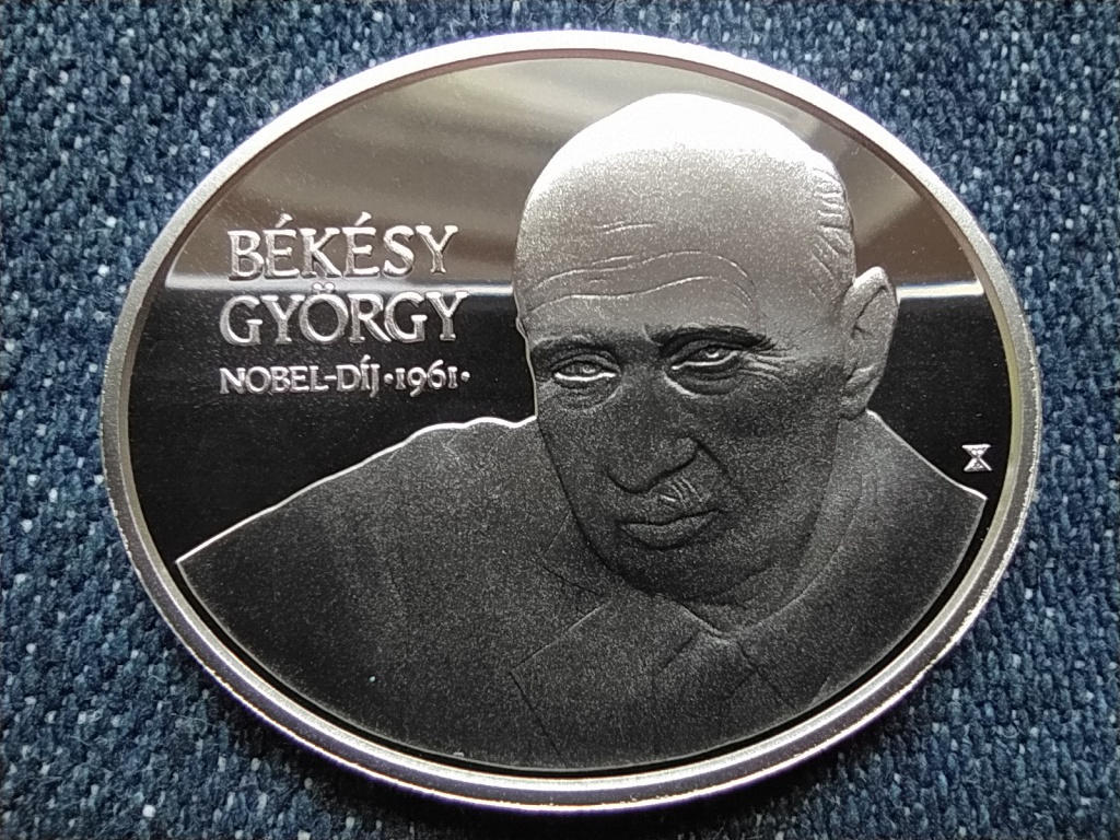 B&eacute;k&eacute;sy Gy&ouml;rgy .925 ez&uuml;st 7500 Forint