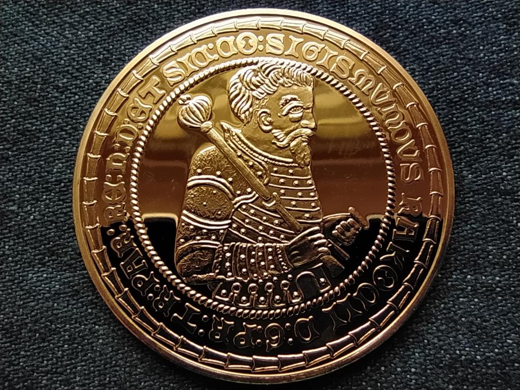 Magyar arany&oacute;ri&aacute;sok R&aacute;k&oacute;czi Zsigmond 10 gulden 1607 ut&aacute;nveret