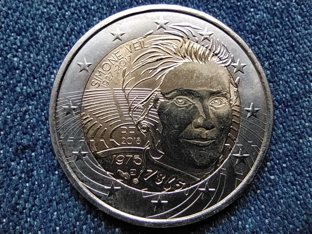 Franciaorsz&aacute;g Simone Veil 2 Euro