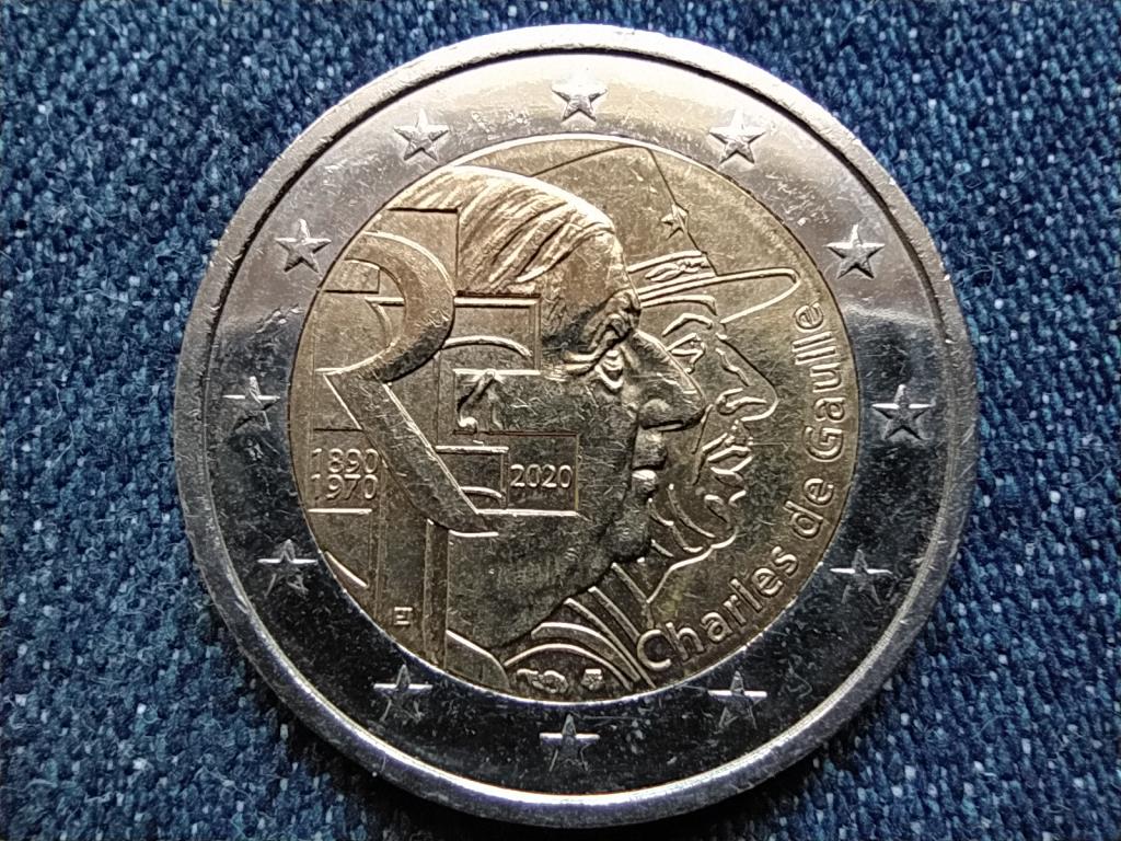 Franciaorsz&aacute;g Charles de Gaulle t&aacute;bornok 2 Euro