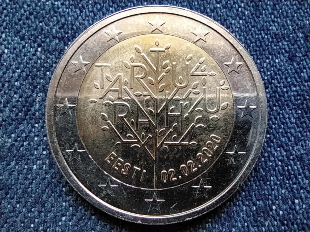 &Eacute;sztorsz&aacute;g Tartui b&eacute;keszerződ&eacute;s 2 Euro