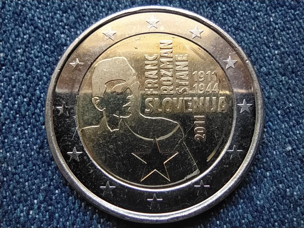 Szlov&eacute;nia Franc Rozman-Stane 2 euro