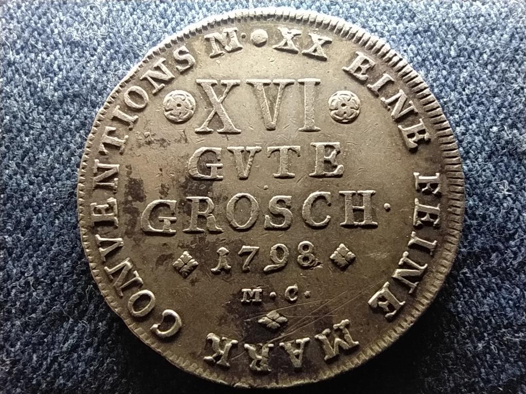 N&eacute;met &Aacute;llamok Brunswick-Wolfenb&uuml;ttel fejedelems&eacute;g II. K&aacute;roly (1780-1806) ez&uuml;st 16 Gute Groschen