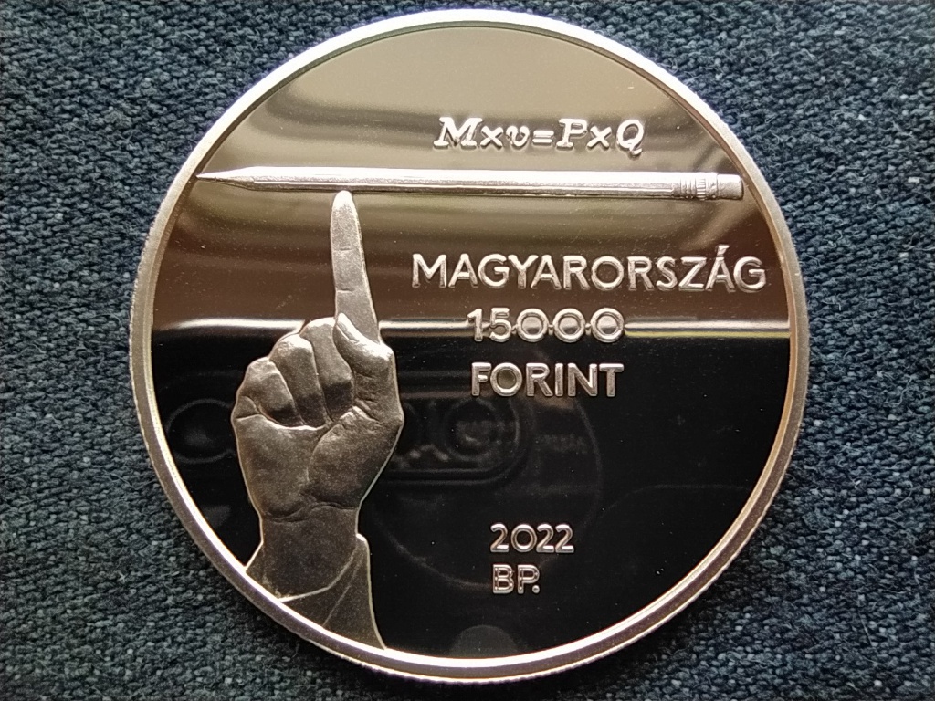 110 &eacute;ve sz&uuml;letett Milton Friedman .925 ez&uuml;st 15000 Forint