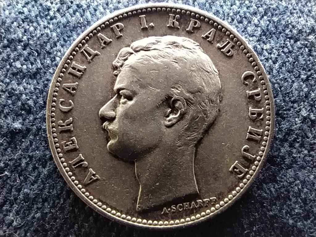 Szerbia I. S&aacute;ndor (1889-1903) .835 ez&uuml;st 1 d&iacute;n&aacute;r